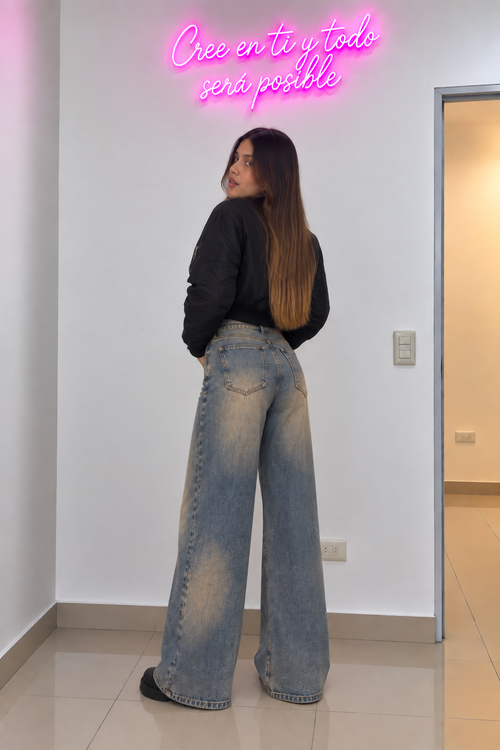 Jean Wide Leg Oxido
