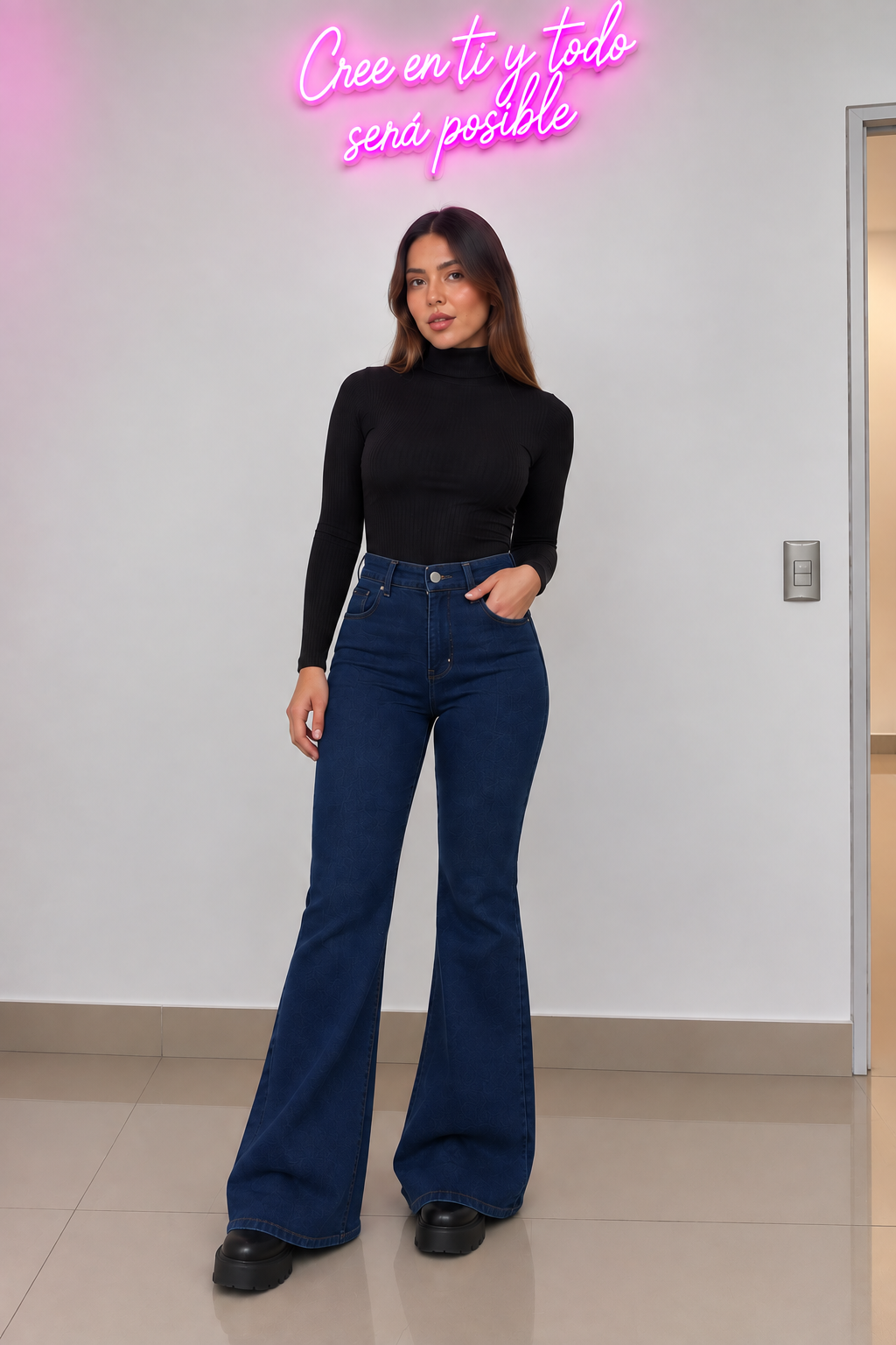 Jean Oxford Azul Eléctrico oscuro